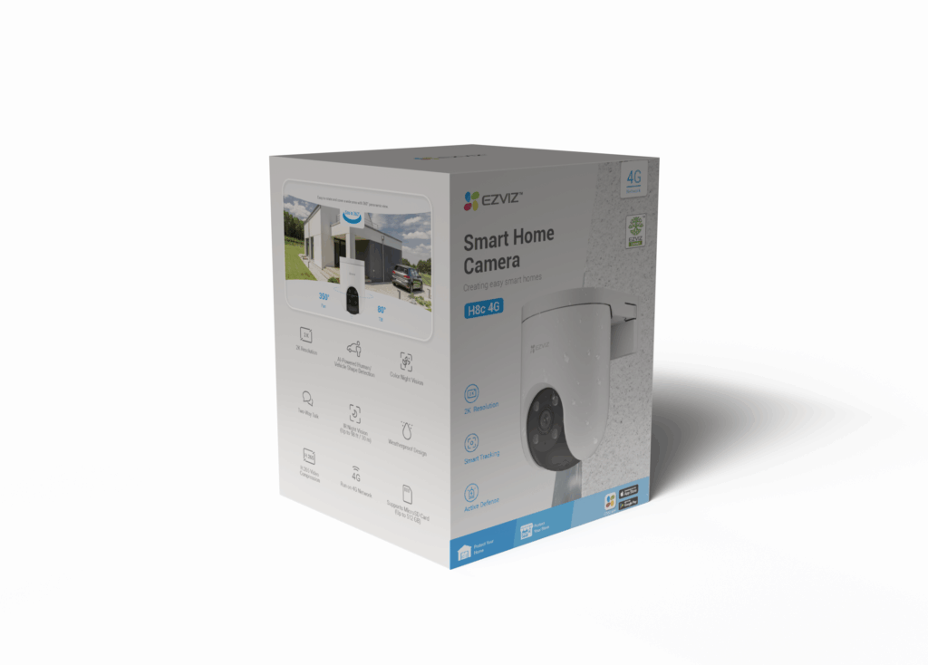 EZVIZ H8C Kültéri Pan&Tilt Wifi kamera 4G - Image 3